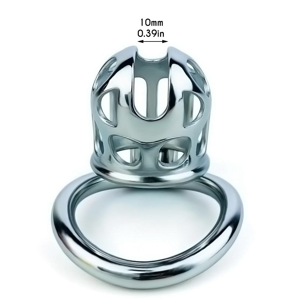 FRRK Built in Stealth Lock Cock Cage SM Hex Lock Male Chastity Device Bondage Restriction Abstainer Sex Toys For Men Gay Adult Pleasure Products