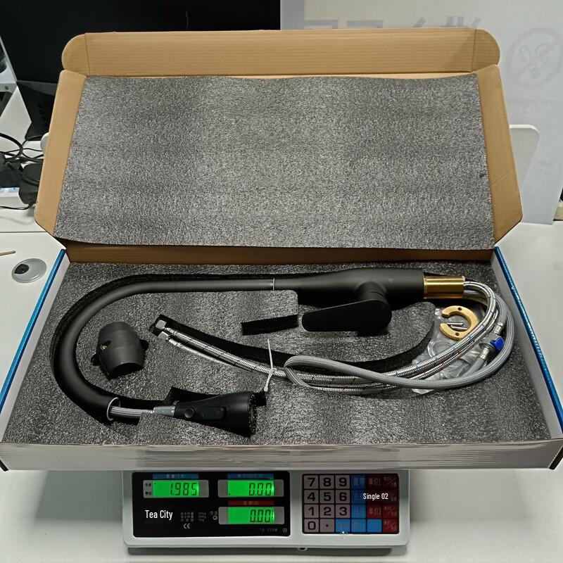 

TLXT Black Stainless Steel Pull-Out Kitchen Faucet