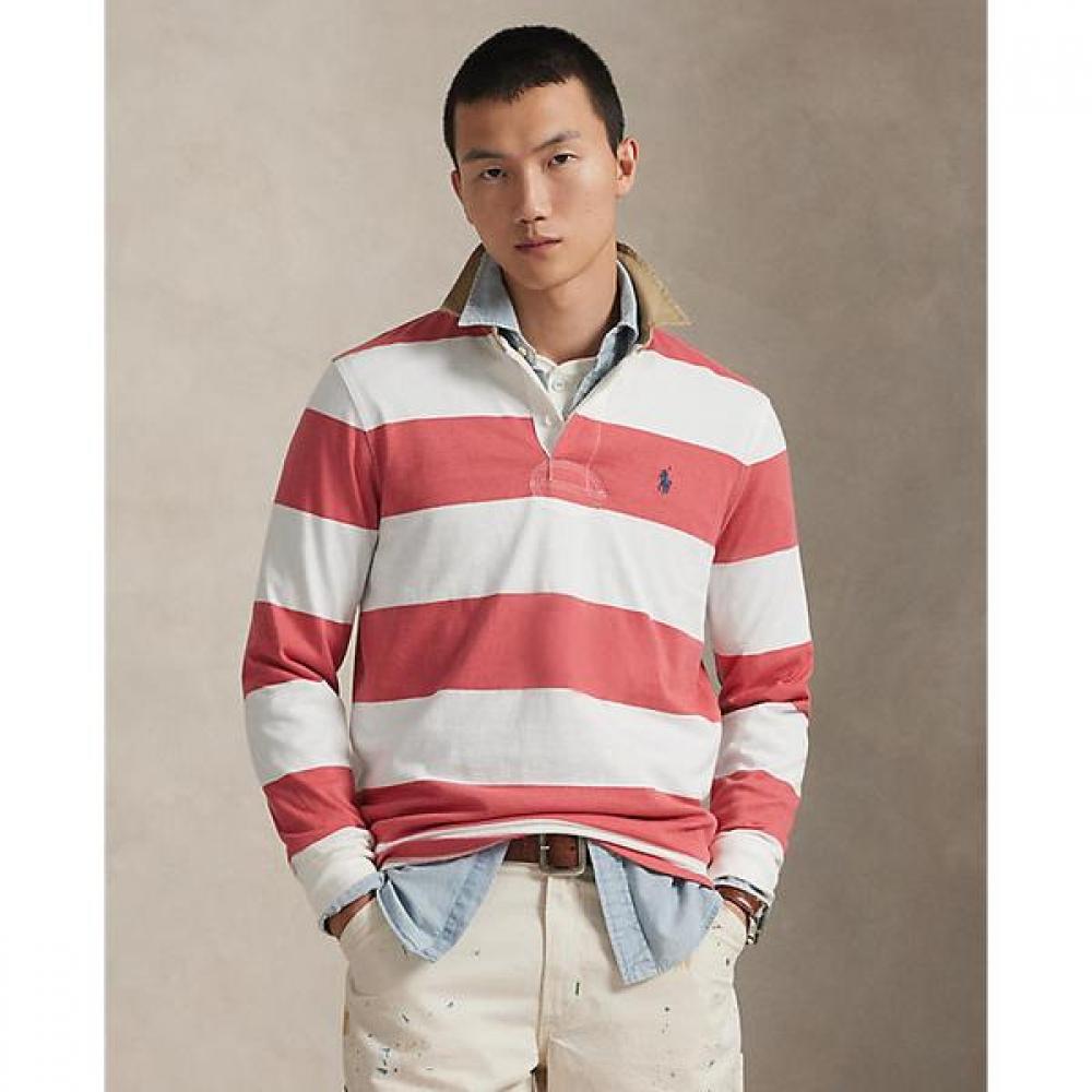 

Polo Ralph Lauren Men S claSSic Fit Khaki Rugby Shirt M