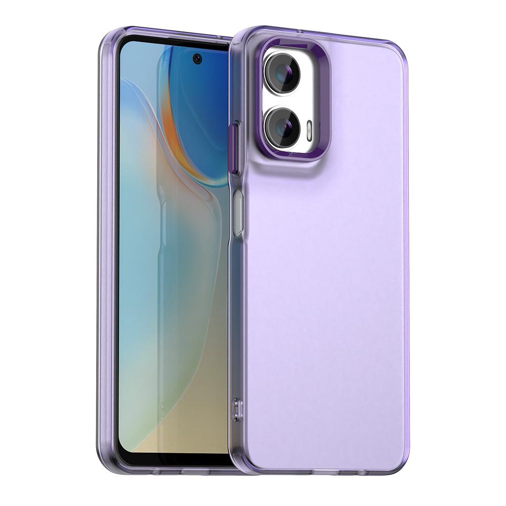 Frosted Transparent Phone Case for Motorola Edge 50 Neo and Moto G35 5G