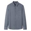 Business casual shirt men's long sleeved shirt with fashionable stripes