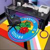 Rovers Crest Football Club Printed Office Carpet Chair Cushion  Entryway Rug, Rugs for Living Room, Bedroom Christmas gifts