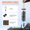 Wind Chimes for Outside 1220 mm Aluminum Memorial Deep Tone Wind Chimes