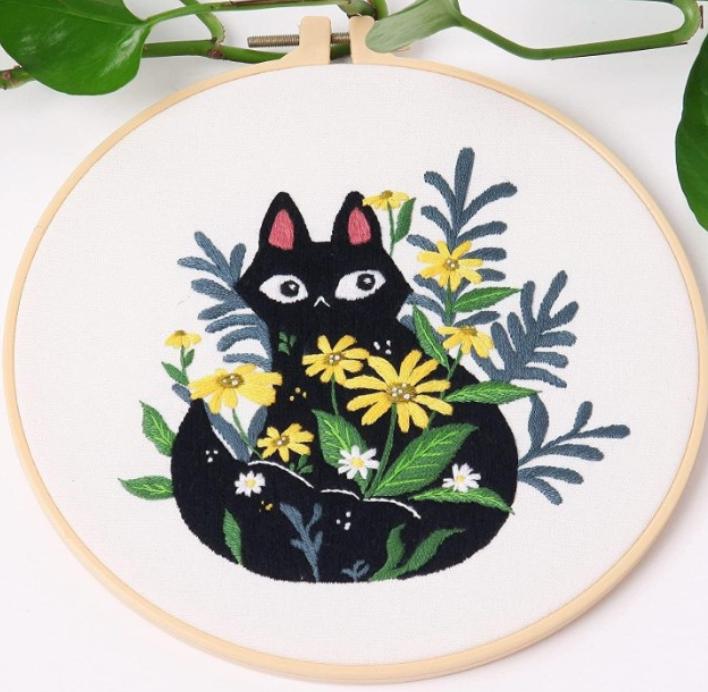 Embroidery Hoop Set 3 Pcs Cats [D-Zh4]