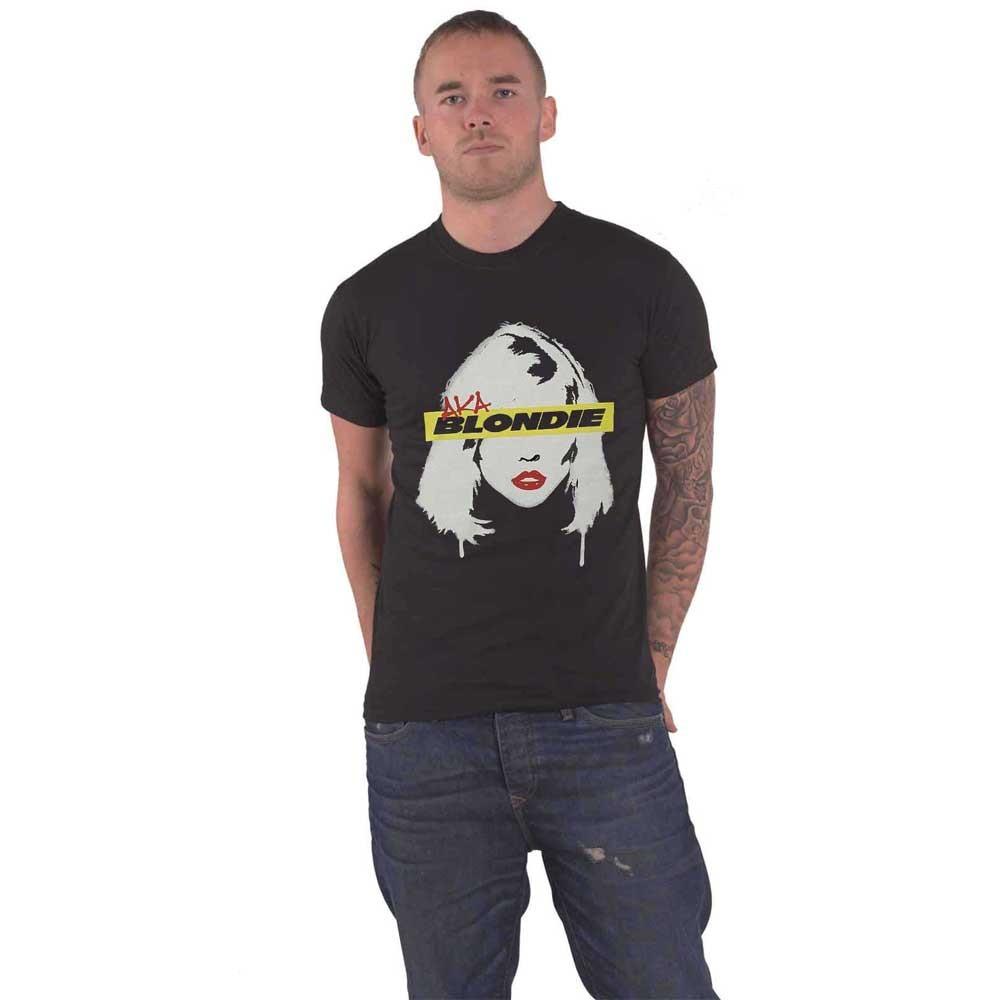 New Blondie T Shirt The AKA Eyestrip Logo Official Unisex Black XL