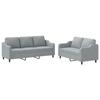 VidaXL Sofa Set with 2 Pcs Cushions, Sofas with Armrests and Backrest, Furniture Set, Living Room Furniture, 3201834