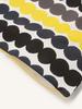 Marimekko Rasyamatto Cushion Cover, 50x50cm, Women's, 52_1_52189467371, Black/Gray/Yellow