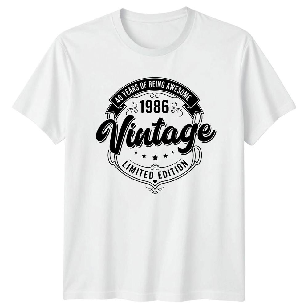 40 Years Of Being Awesome TShirt 40th Birthday Gift For Him And Her S