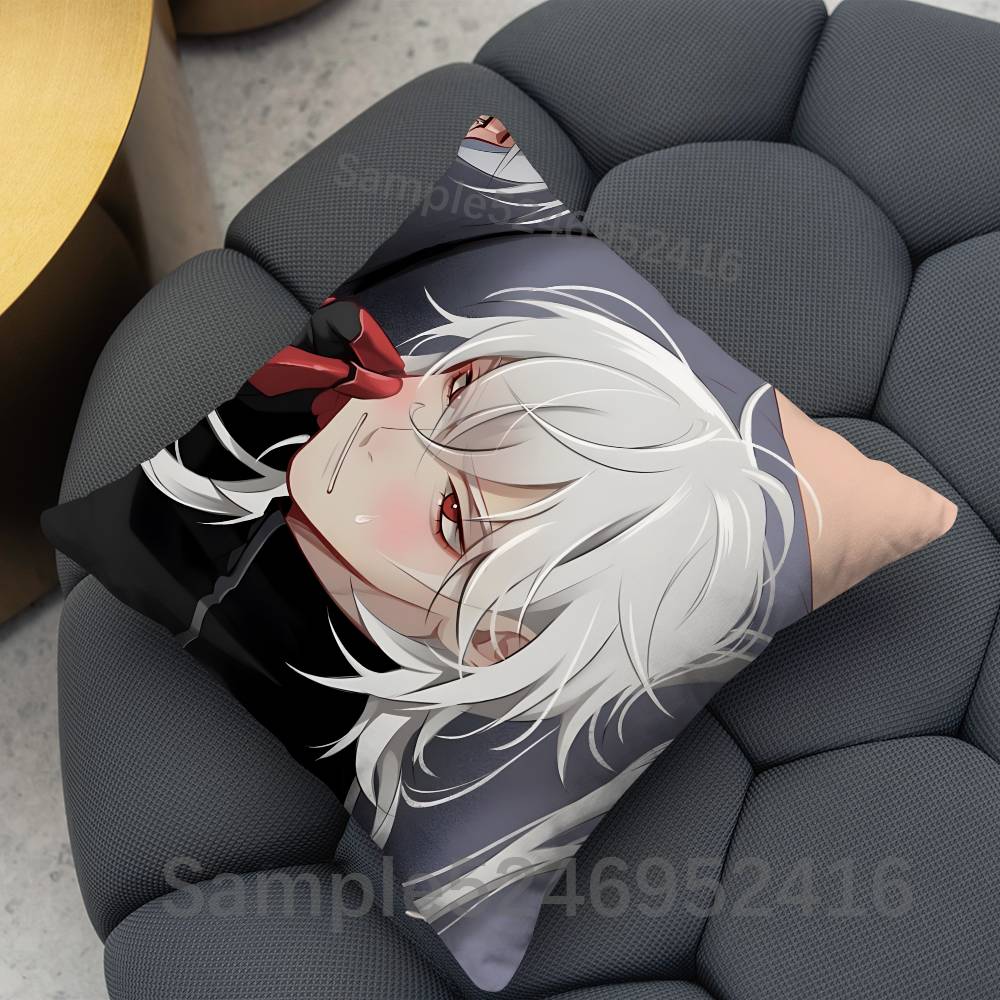 ADWD CCasper Grim A Date With Death Square Cushion Pillow Case Sofa BedroomLiving Room Backrest Multiple Size Washable Covers