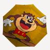 Tazmanian Devil Umbrella: Automatic Opening & Closing, Portable 3 Fold Design with 8 Bone Iron Frame Perfect Gift for Fans and Travelers0136