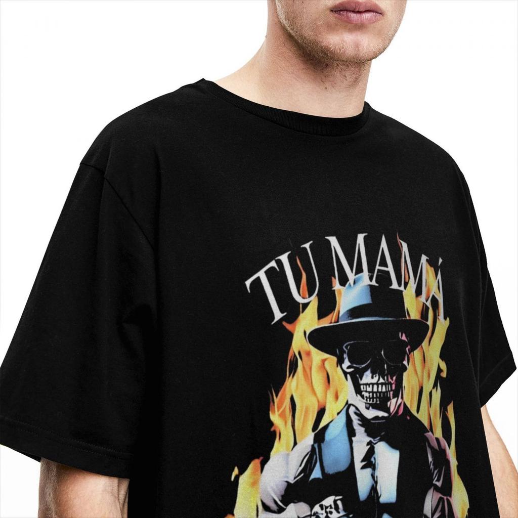 Calacas Chidas Gym T-Shirt TU MAMA ES MI CARDIO Trending T-Shirts Streetwear Tshirt Summer Cotton Comfortable Plus Size Tees