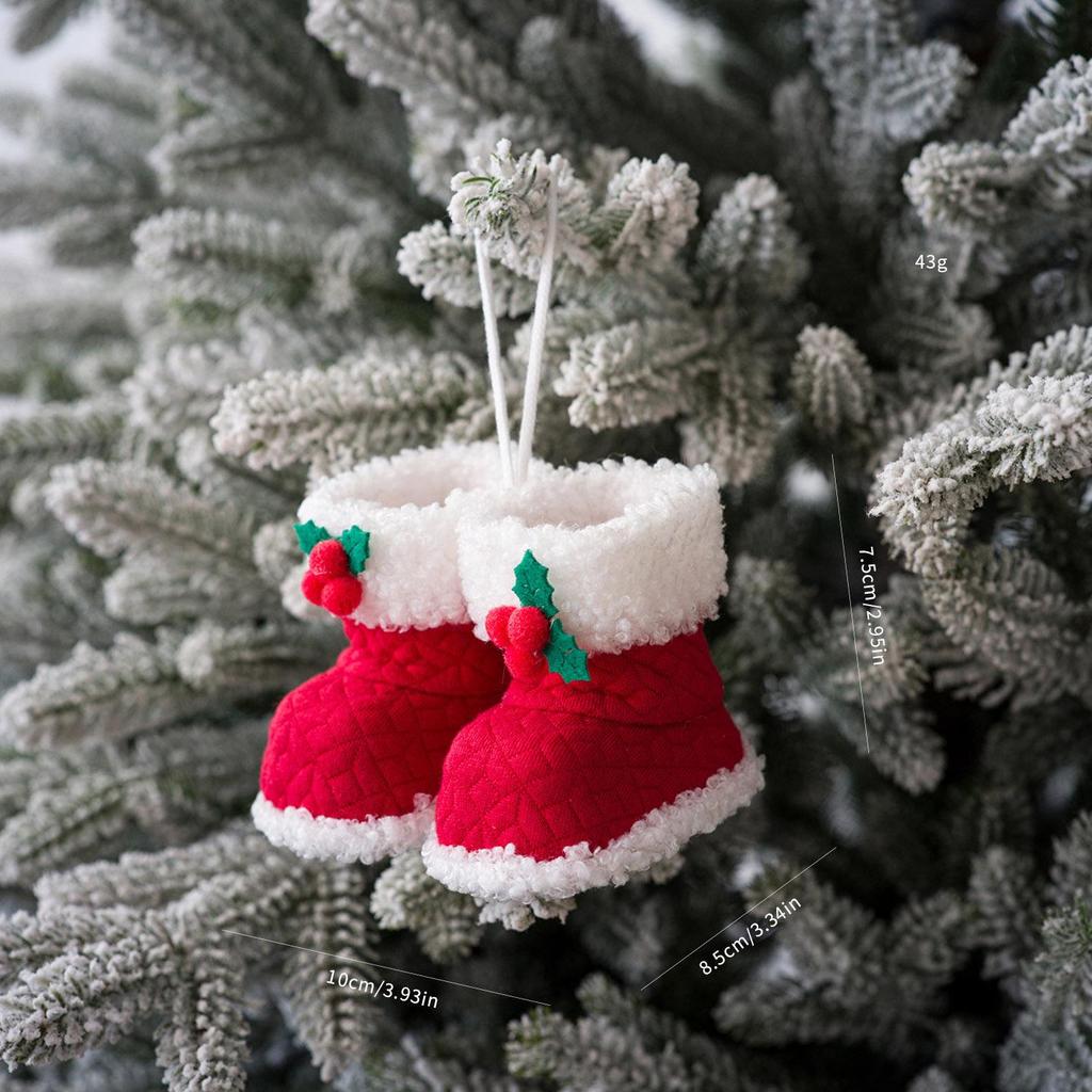 Christmas Tree Ornament: Creative Small Boot Pendant Gift Decoration