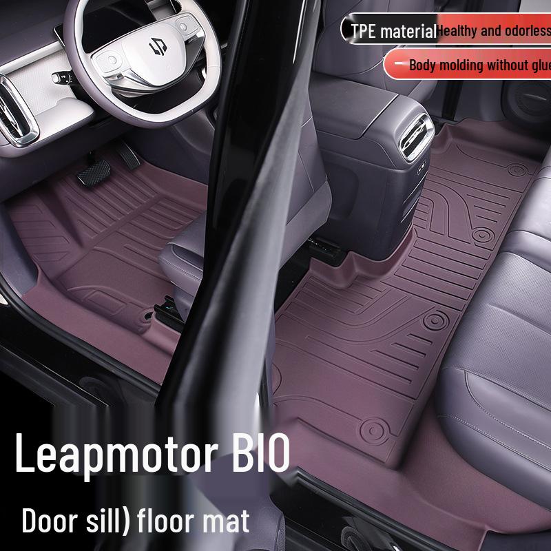 Leapmotor B10 TPE Floor & Trunk Mats: Full Coverage, Dirt & Wear-Resistant, Easy To Clean, Fits 25 Models, Original Car Color.