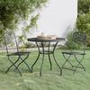 Vidaxl 3-Piece Garden Furniture Set, Metal Mesh, Anthracite