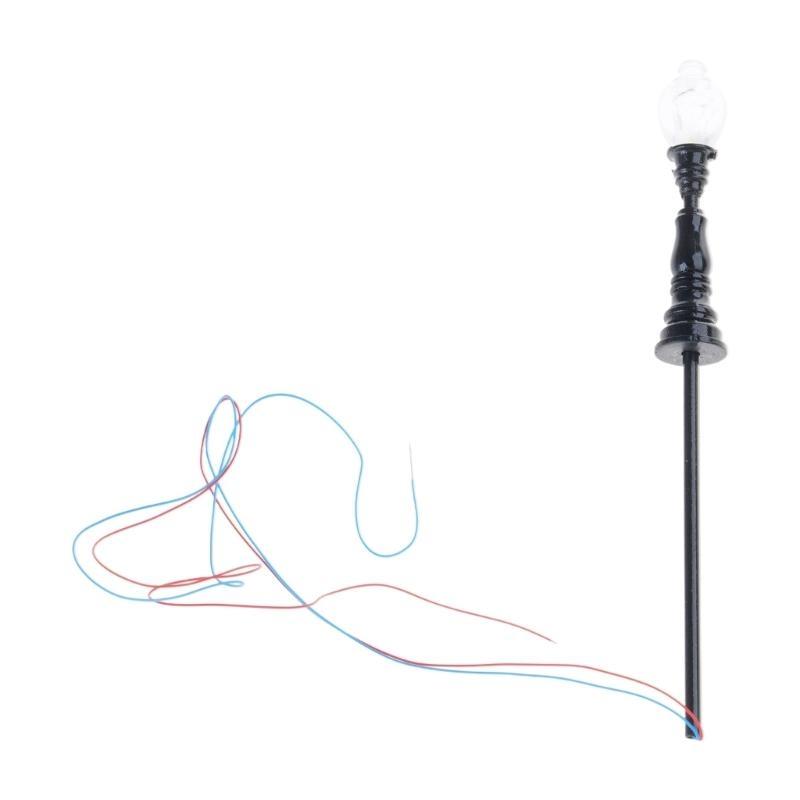 Dollhouse Street Light Model Train Lamps Post Street Lamps Post 1 Mini Dollhouse Street Light Model Ornament