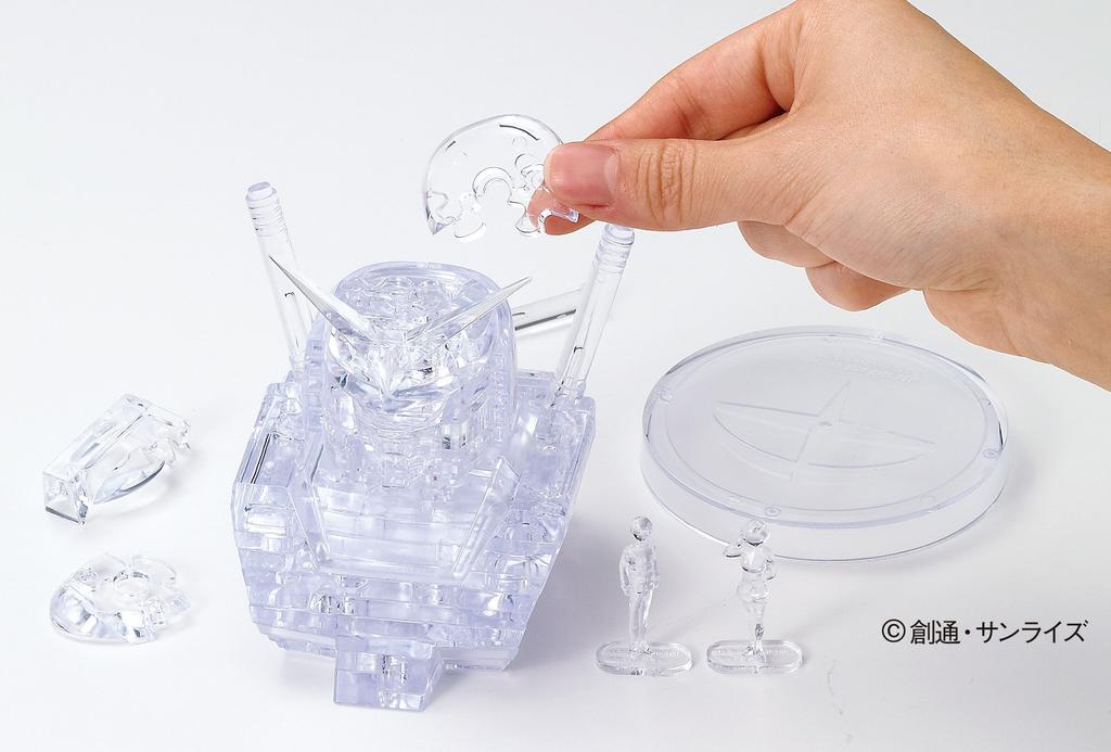 Crystal Puzzle Gundam Clear 55-piece