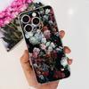 Flower Butterfly Women Fashion Back Cover For iPhone 16 Pro 16 Plus 16 Pro Max Phone Funda Transparent Soft TPU Silicone Case