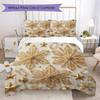 Golden Winter Fantasy Pattern Bedding Uilt Set Uilt Cover Pillowcase Home Decoration Birthday Gift (1 * Duvet Cover + 2 * Pillowcase Without core)_XIA