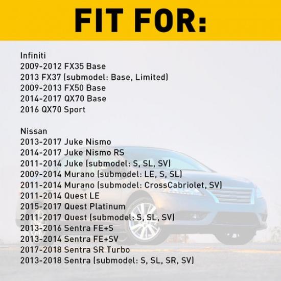 Rear Bumper Reflector Light For Nissan Sentra 2013-2018 Tail Brake Stop Lamp EXV