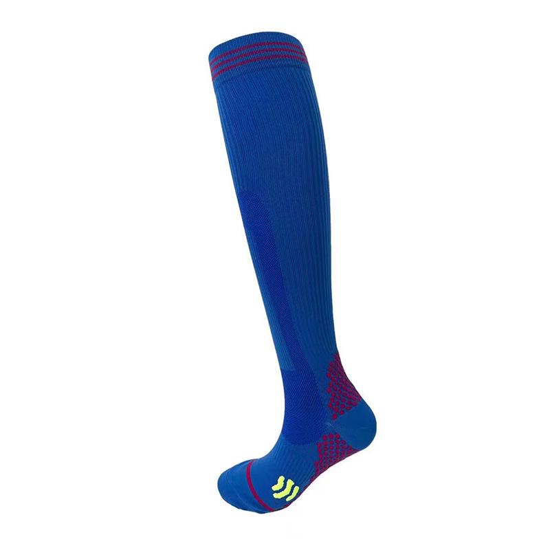 Unisex Sports Compression Socks for Running and Fitness - Mid-Calf Style Inspired by Liu Genghong
