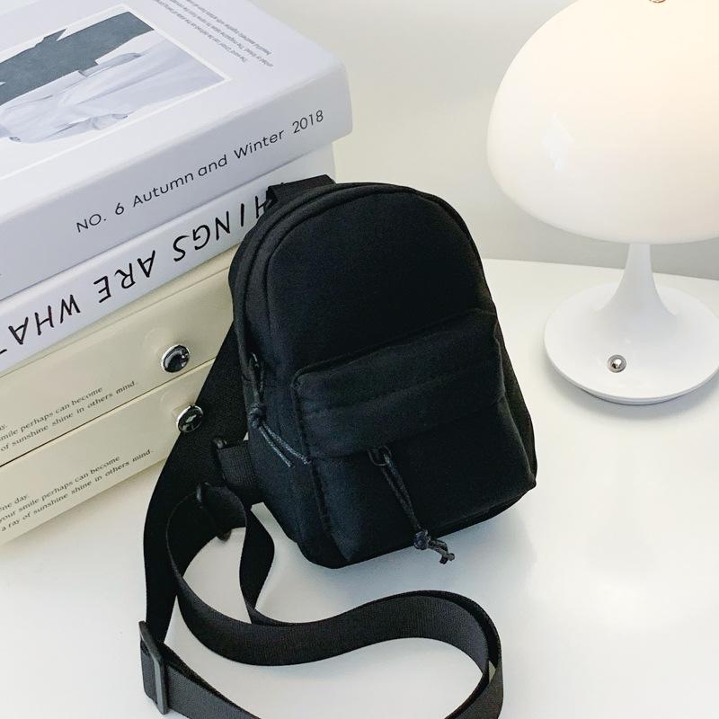 Children's Bag Internet Celebrity Fashion Foreign Style Bag Boys Messenger Bag Korean Version Simple New Girl Canvas Bag