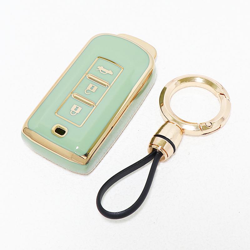 Auto Shell Bag For Mitsubishi Asx Pajero Eclipse Cross Montero Xpander Outlander Soft Tpu Keyless Remote Car Key Case Cover