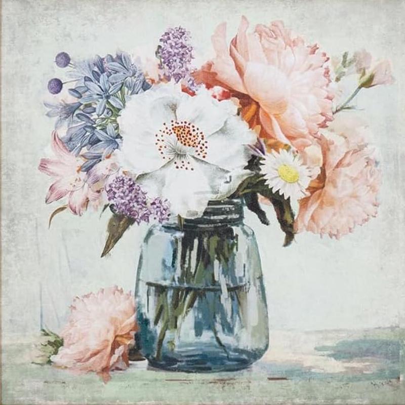 

Алмазний живопис своїми руками. Квіти та вази. Набір для вишивки хрестиком. Мозаїчне мистецтво. Алмазний живопис. Повне коло/квадрат. Прикраса дому. 20x20cm