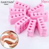 50pcs/Pack Pink Nail Art Toes Separators Fingers Foots Sponge Soft Gel UV Tools