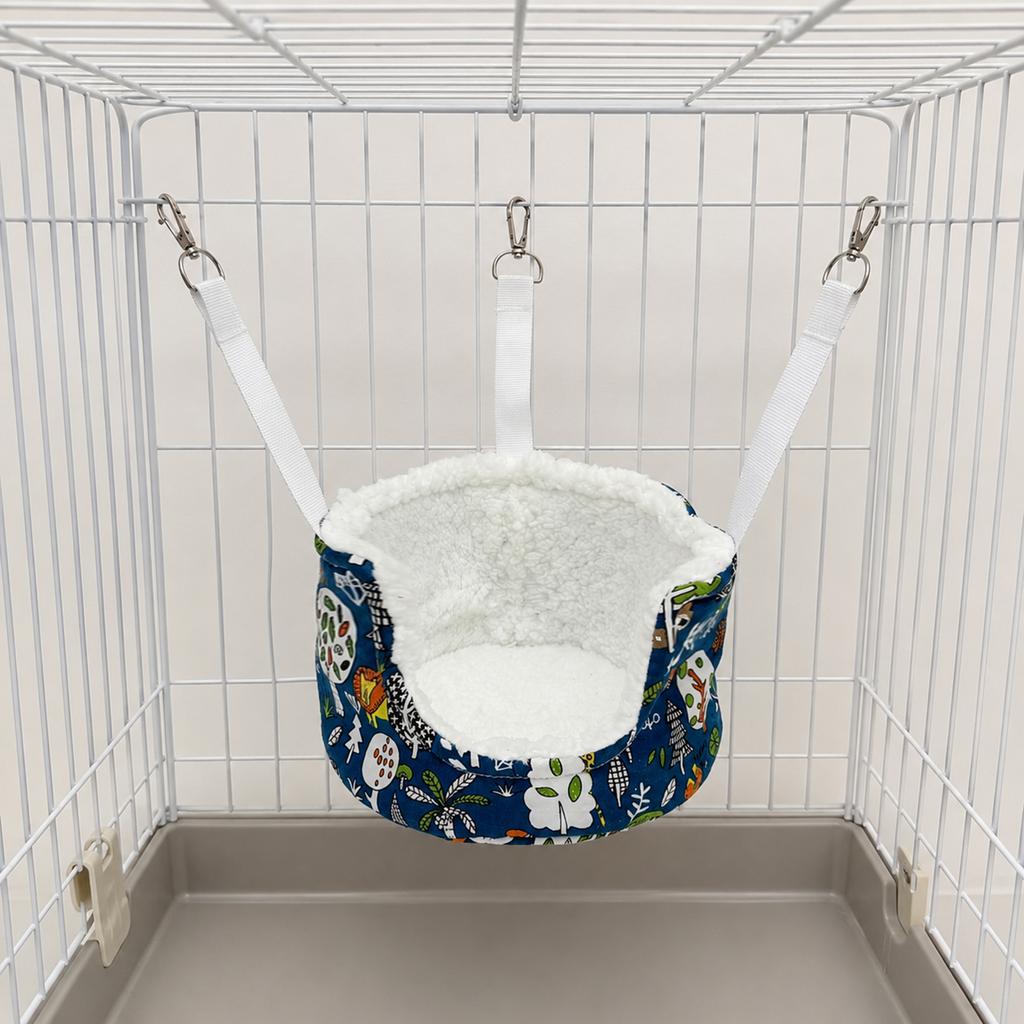 Pet Nest Hangable Swing Hamster Cotton Nest Golden Hamster Used In Autumn And Winter Keep Warm Dodge Sleeping Bag Hammock
