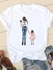 ZX TEE Sweet Love Mother Mama Mom Streetwear Fashion Girls T-Shirts Harajuku Clothes Short Sleeve Summer Tees Casual Female O-Neck Tops