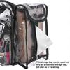 Premium Clear Travel bag Makeup Organizer PVC Toiletry Bag Transparent Cosmetic Bag for Women for Toiletries Adjustable Strap