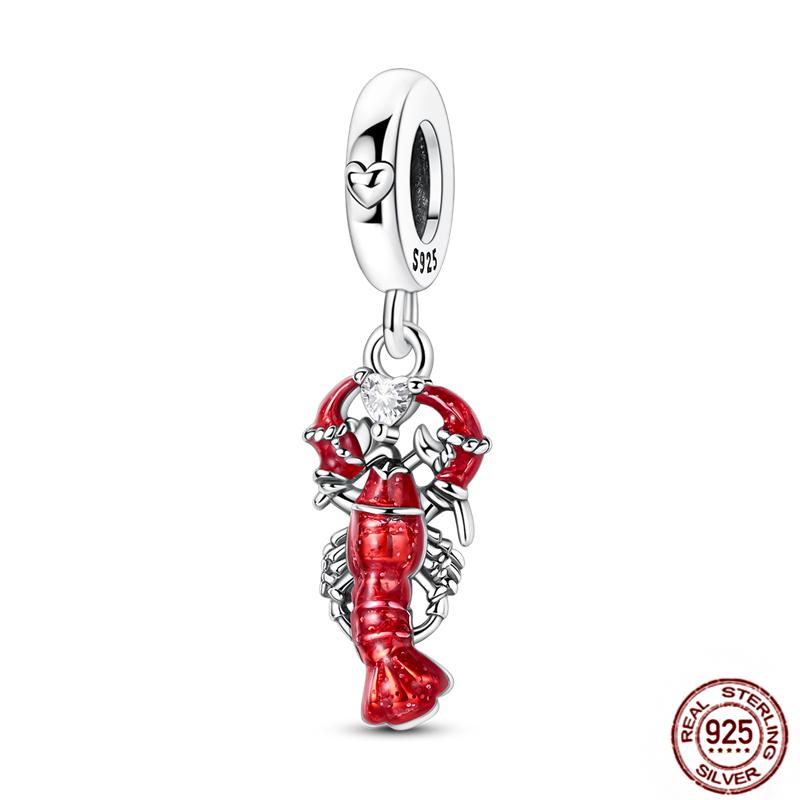 Ocean World Series Original Charms Copper Sea Turtle Octopus Dolphin Seahorse Beads Fits Bracelet Diy Jewelry Gift