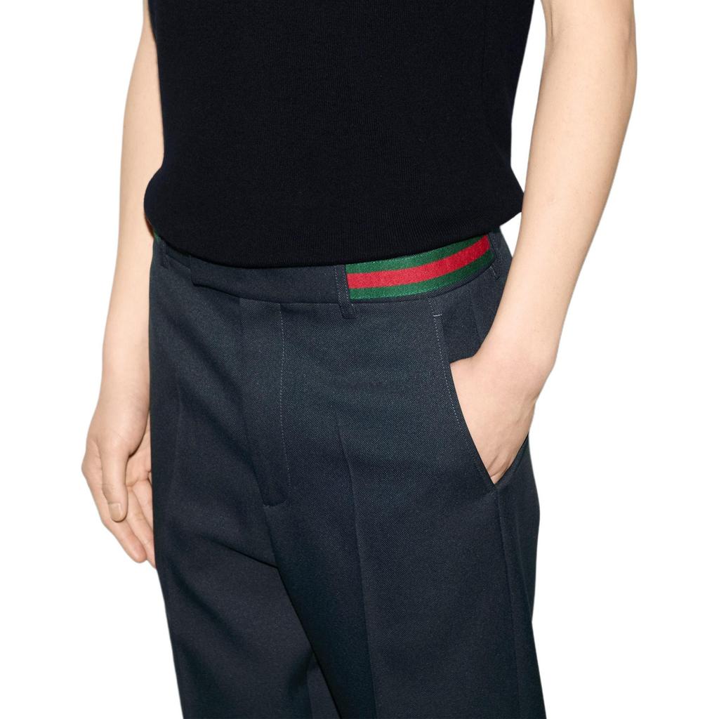 Replicated_PMPrevious Season Web-stripe Trim Cropped Trousers 751788Z798C4225