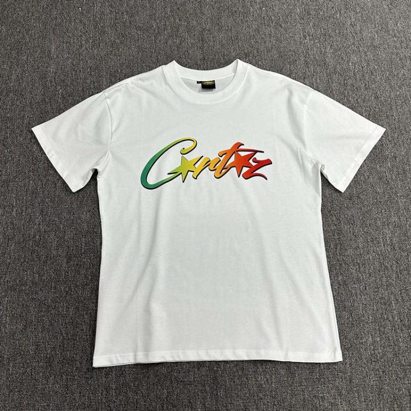 CORTEIZ Short Sleeve T-Shirt Men Women American Street Style Graphic Print 4 Styles Casual Teen Tee