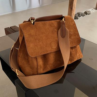 Winter Fashion Luxury Shoulder Bags For Women Retro Pu Leather Flap Crossbody Bag