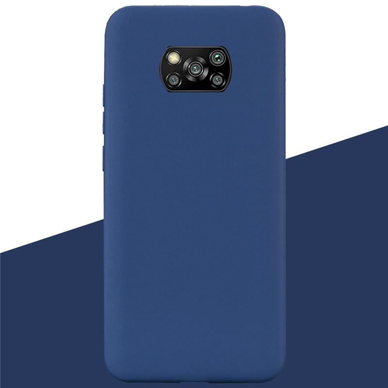Silikonhüllen für Xiaomi POCO X3 Pro X3 NFC Stoßfeste Weiche Abdeckung Caqa