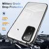 KEYSION Transparente Hülle für Samsung S20 FE 5G Weiches TPU+PC Rutschfest HD Klar Stoßfest Handy-Rückseite für Galaxy S21 FE 5G
