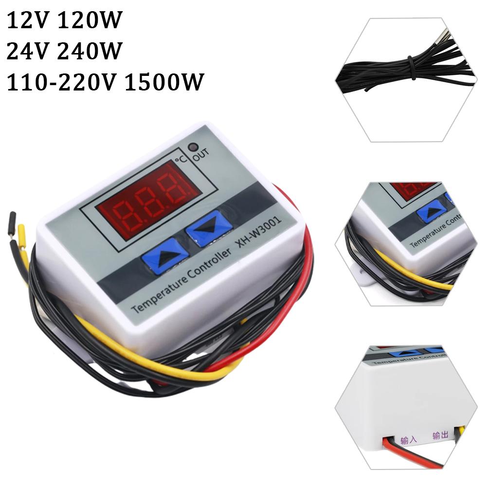 Digital Temperature Measurement Controller for XHW3001 Suitable for Aquariums and Chicken Incubators 12V 24V 110 220V