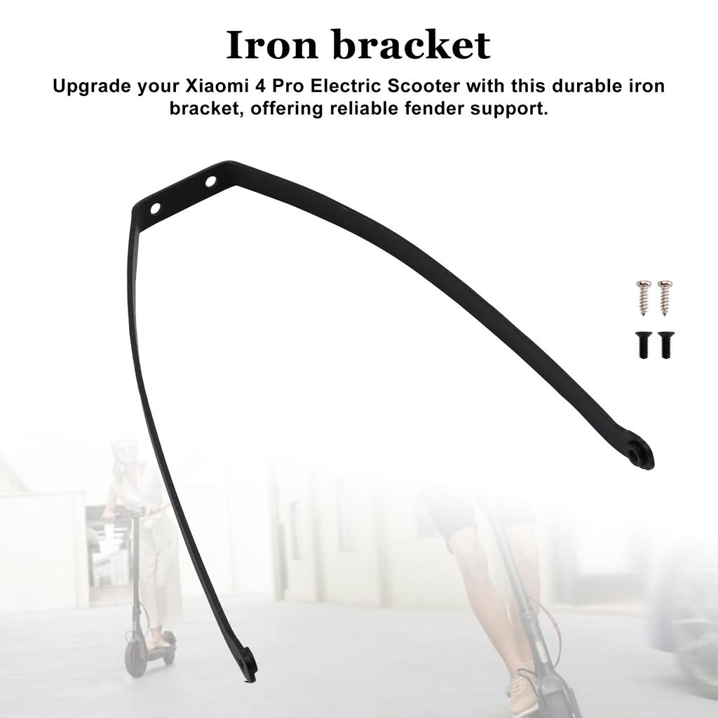 Rear Bracket with Screws Rear Mudguard Support for Xiaomi 4Pro E-Scooter