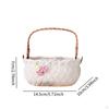 Ceramic Flower Pot for Handheld Basket Planter Container Indoor Decoration