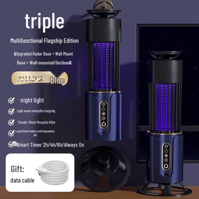 LISM Portable Rechargeable Camping Light & Mosquito Zapper