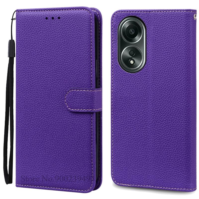 A58 A 58 Case For OPPO A58 Case Silicone Wallet Flip Leather Case For OPPO A58 4G Case Book Cover For OPPO A58 5G Phone Fundas