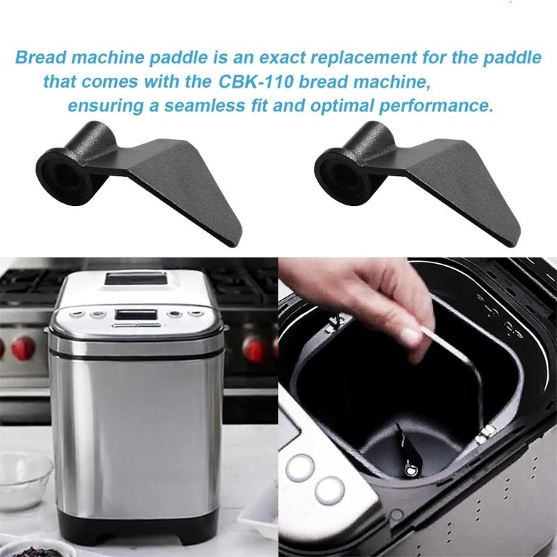 4 Pack Bread Machine Mixing Head Kitchen Accessory Bread Maker Paddle Dough Kneader Part Bread Machine Kneading Paddle