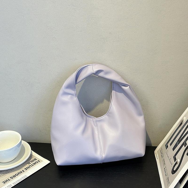 New retro pleated cloud bag niche texture bag simple portable dumpling bag