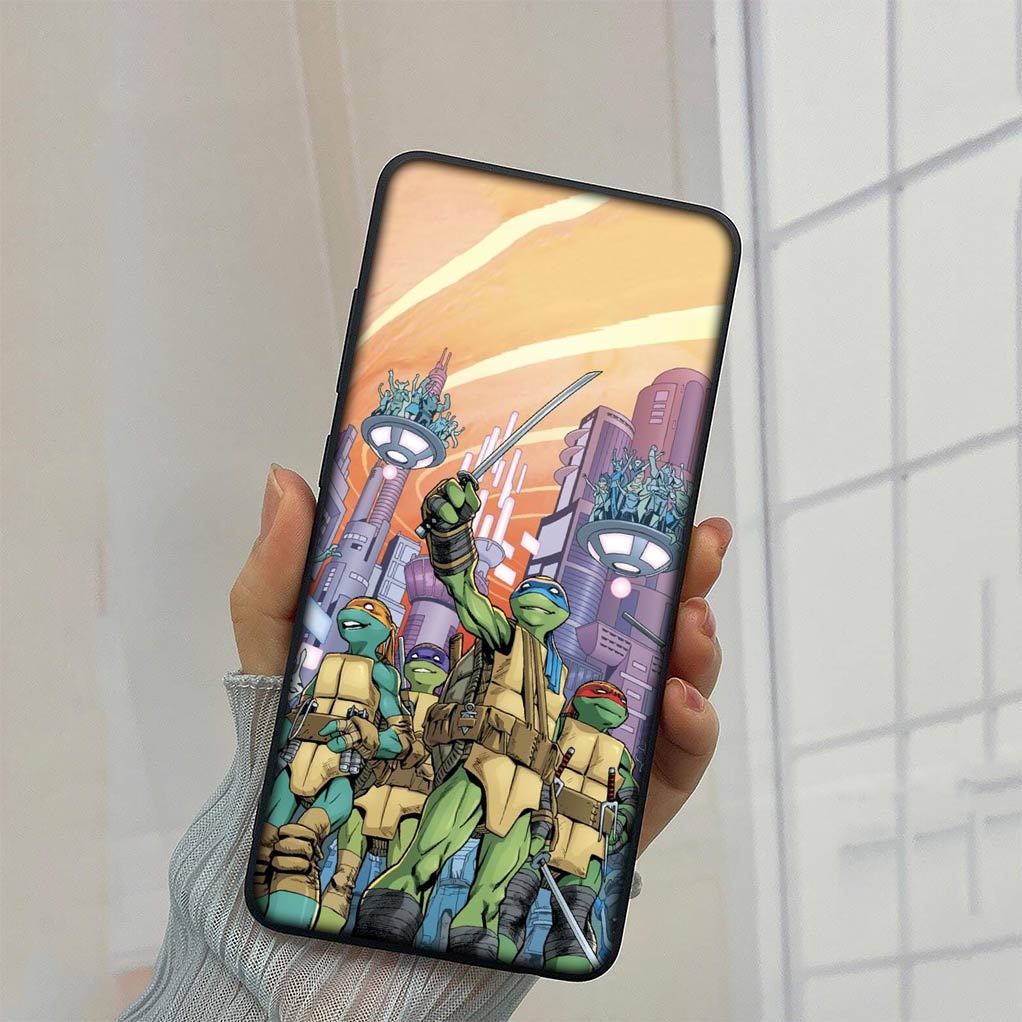 N-Ninjas Cartoon T-Turtles Coque Phone Cover for Samsung Galaxy S24 S23 Fe Ultra Plus A05 A55 A35 A24 A25 A15 M55 Soft Case