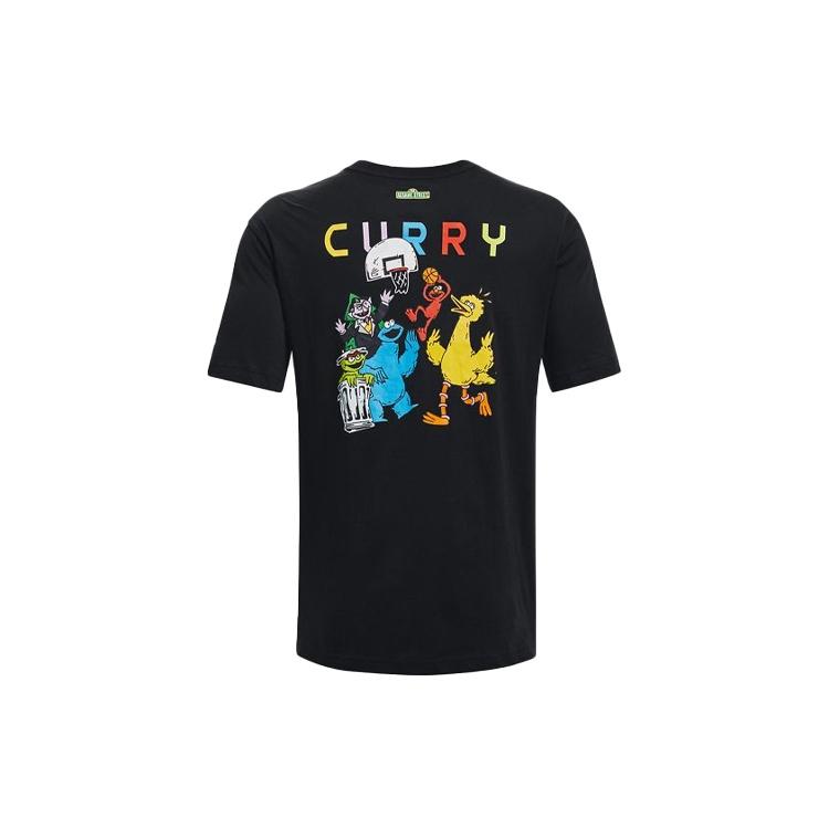 Under Armour Curry Sesame Street Graphic Tee Black Men s 1366621-001 XL