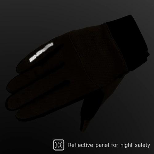 Komine GK-261 Ride Mesh Gloves GT Light Gray XL for Motorcycles