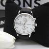 4pcs Set Fashion Sunglasses Men's Leather Wallet Outdoor Watch Men's Men's Glasses for Men Include Bracelet Box for Holiday Gift