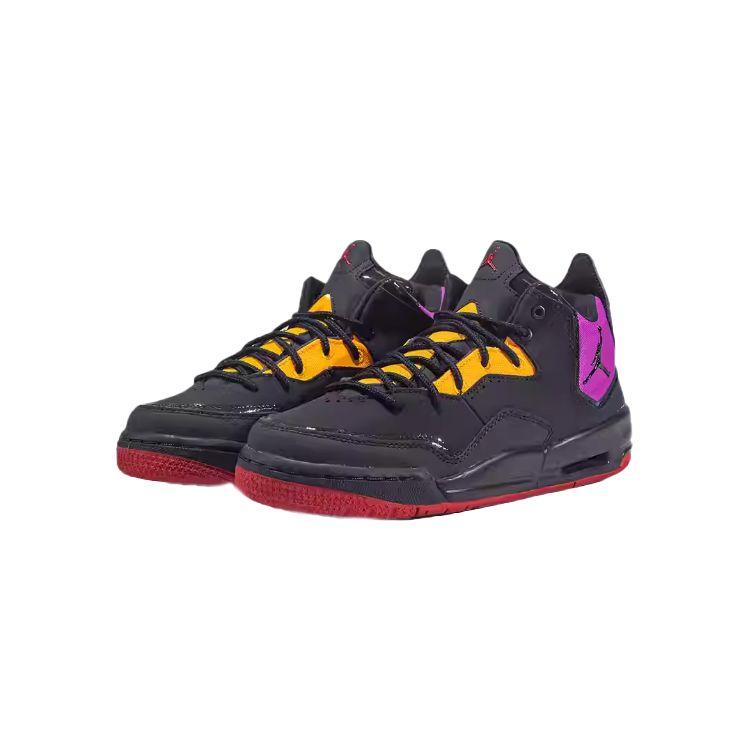 Jordan Courtside 23 Casual Outdoor Slip-Resistant Shock-Absorbing Durable Mid-Top Kids Sneakers Kids sneakers Black AR1002-400