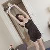 Summer Women 2 PCs Silk Sleeveless Sling Nightwear Casual Pajamas Set